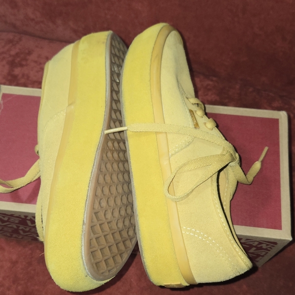 Vans Women's Sneakers Mustard Skater Casual Streetwear W 6.5 M 5 RARE HTF - Picture 9 of 15